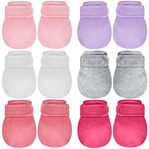 Adjustable Baby Mittens No Scratch Newborn Cotton Breathable Gloves Warm Baby Mitts for Boys Kids