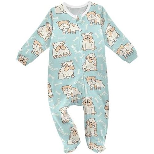 Baby One-Piece Rompers, Newborn To Infant Romper Footies, Corgi Different Poses