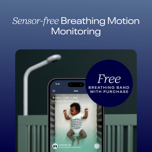 Nanit Pro Smart Baby Monitor and Wall Mount