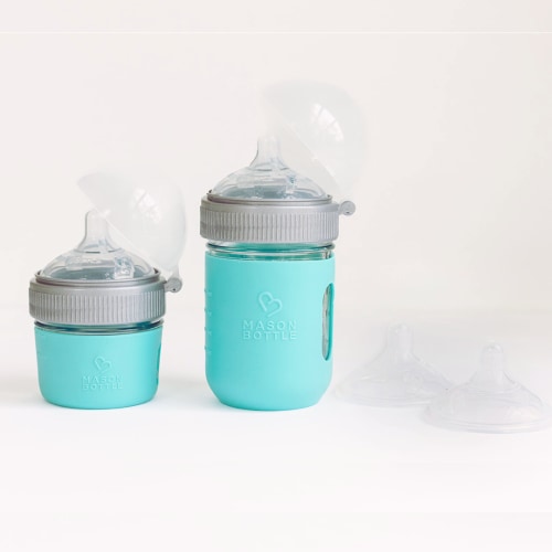 Essential Gift Set | Glass Baby Bottles | Mason Bottle