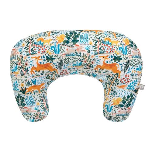 Boppy Nursing Pillow - Ergonomic Bottle & Breastfeeding Pillow with High, Firm, Large Area, Water-Repellent with Washable Cover; Baby Safety Alliance Verified - Colorful Forest Animals