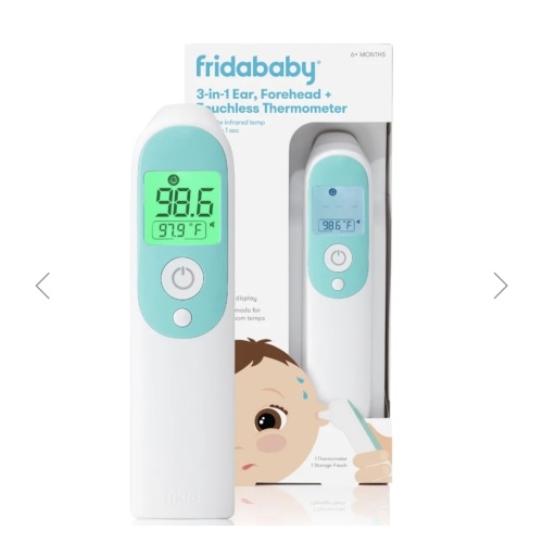 3-in-1 Ear, Forehead + Touchless Infrared Thermometer – Frida | The fuss stops here.