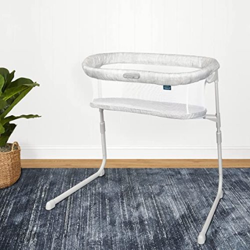 HALO Baby Bassinet, BassiNest Flex, Adjustable Portable Travel Co Sleeping Crib, Easy Folding, Lightweight with Mattress and Carrying Bag - Flex BassiNest
