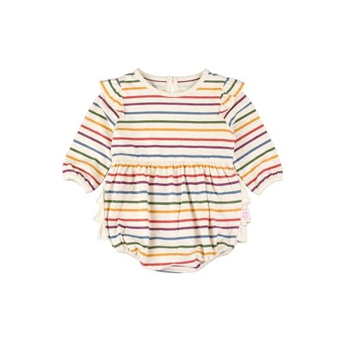 RuffleButts® Baby/Toddler Girls Long Sleeve Bubble Rompers