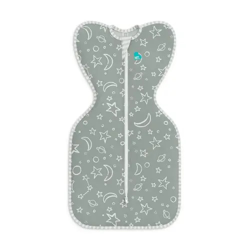 Love to Dream Swaddle UP, Silky-Lux 1.0 TOG, Super Soft, Luxurious 100% Viscose from Bamboo, Allow Baby to Sleep in Their Preferred Arms Up Position, Snug Fit Calms Moro Reflex, 8-13 lbs, Olive