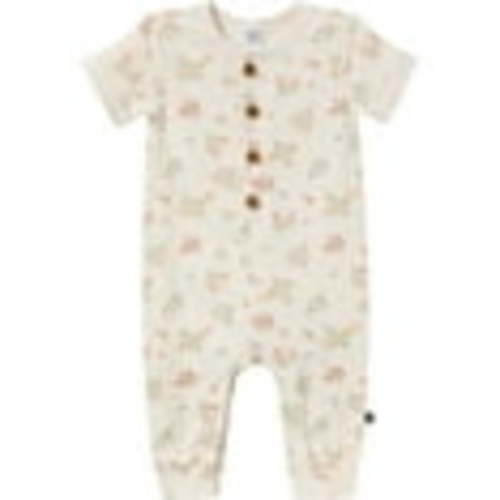 Modern Moments by Gerber Gender Neutral Short Sleeve Henley Romper, Sizes 0/3 Months - 24 Months