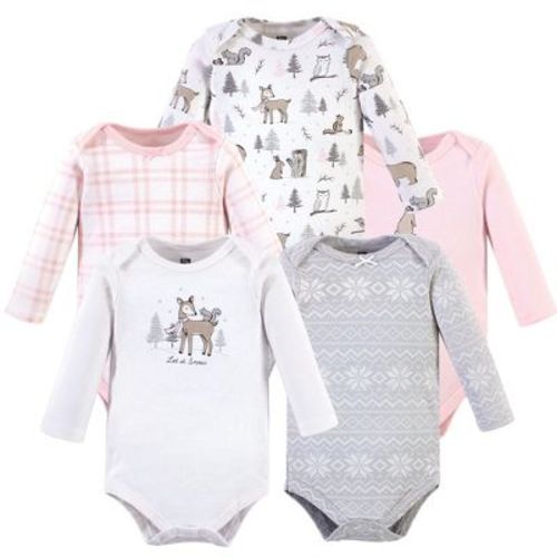 Luvable Friends Hudson Baby Long-Sleeve Bodysuits 5pk