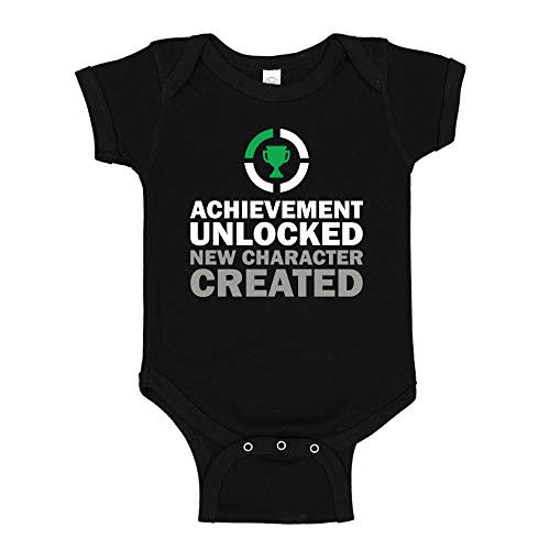 Achievement Unlocked New Character Created Baby One Piece or Toddler T-Shirt