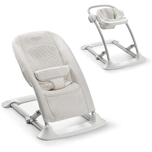 Graco Jumpstart 4-in-1 Activity Infant Bouncer and Jumper - 4 Ways to Play with Floor Seat and Kids Chair Modes