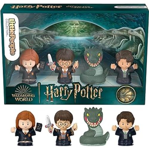 Little People Collector Harry Potter and The Chamber of Secrets Movie Special Edition Set for Adults & Fans, 4 Figures