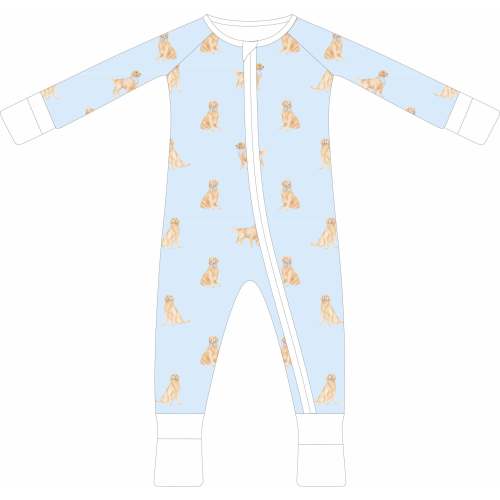 Golden Nights Zip Pajama
