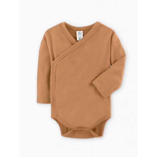 Organic cotton kimono onsie: Ginger / 0-3M