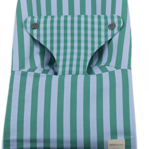 Babybjörn Cover Green + Sky Blue - Minicoton