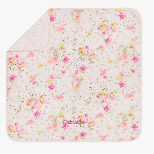 Monique Lhuillier Jolie Oversized Muslin Baby Blanket