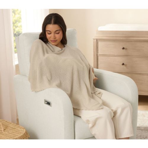 Knit Nursing Shawl