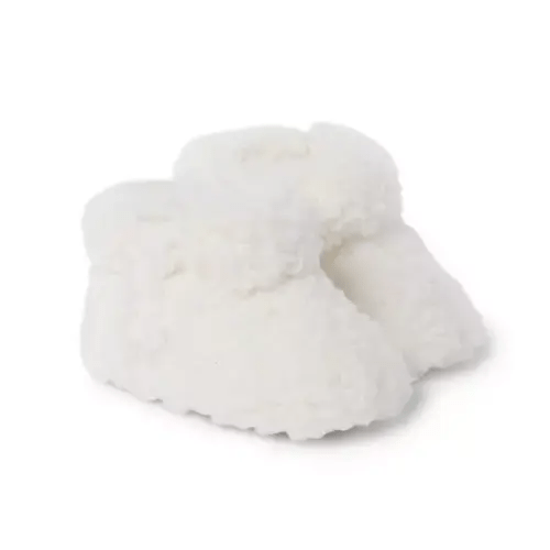Newborn Jet Ivory Baby Sherpa Bootie by Janie and Jack