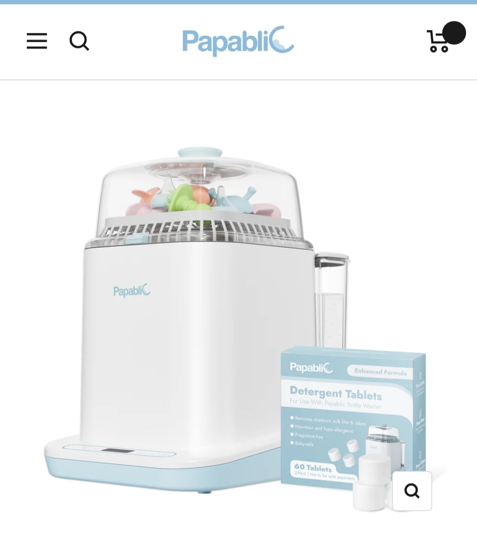 Baby Bottle Washer Sterilizer and Dryer All in One Bottle Cleaner