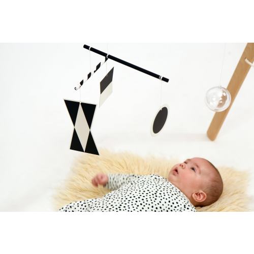 Montessori Mobile Set – Munari, Gobbi, Dancer, Octahedron Nursery Decor