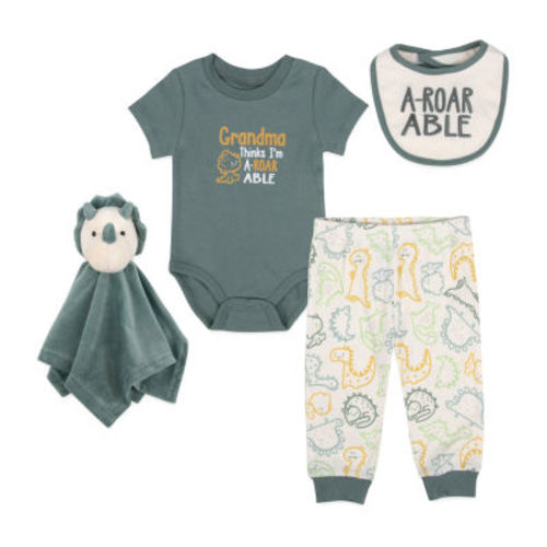 Baby Essentials Baby Boys 4-pc. Baby Clothing Set
