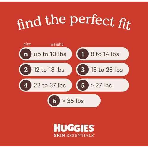 Huggies® Skin Essentials™ Diapers | Sizes N - 2