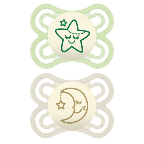 MAM Perfect Night Pacifier 2ct - 0-6 Months