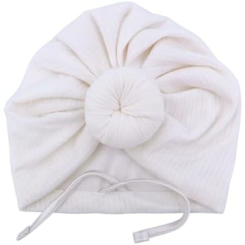 Silky Satin Lined Turban Hat for Babies Infant Toddler Girls Boys Bonnet Newborn Cotton Beanie Little Kids Shower Caps