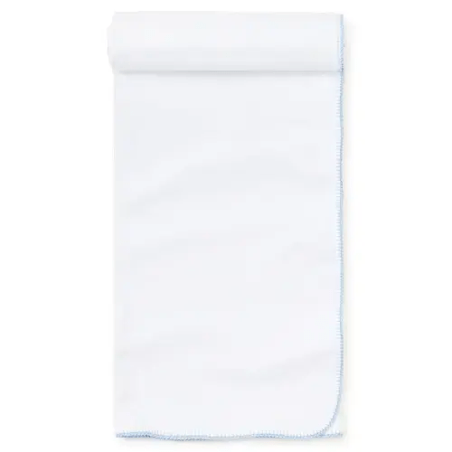 White/Blue New Premier Basics Blanket