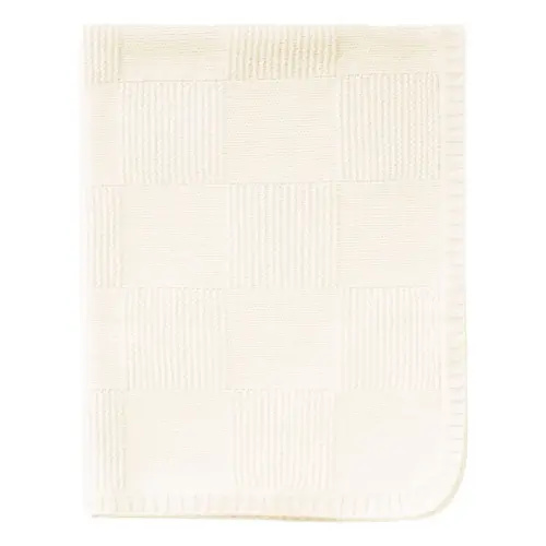 Bompard - Cashmere knitted blanket - Ecru | Smallable