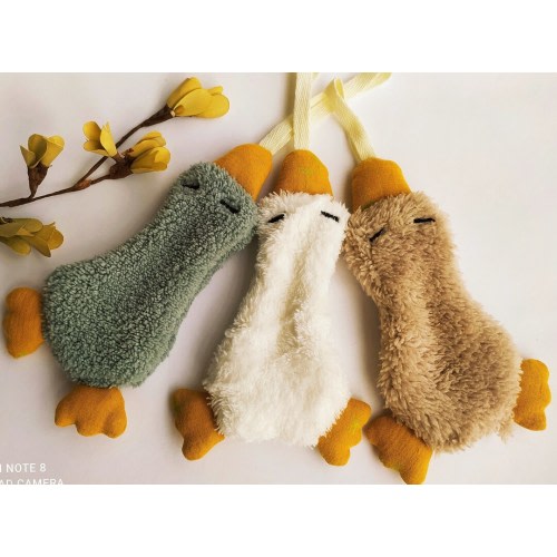 Plush Duck Pacifier Holder,Duck Pacifier Holder, Animal Pacifier Clip,Newborn Baby Gift,Cute Duck Love, Easter Baby Gift,Sensory Development