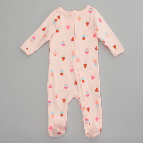 Baby Girl (NB-9M) baby views® Ice Cream Zip Pajamas - Boscov's