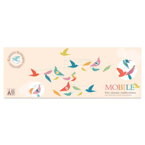 Djeco Little Big Room Giant Paper Mobile - Multicolor Birds