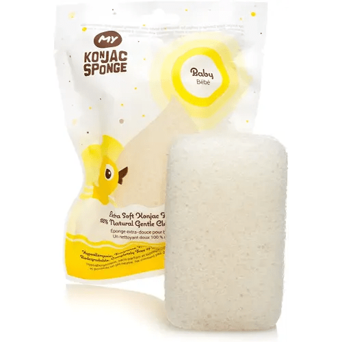 | 100% All Natural Pure Baby Bath Sponge. Extra Soft & Gentle. Hypoallergenic and Completely Free of Fragrance, Coloring, Additives, Sulfates, Parabens, Phthalates & Petroleum