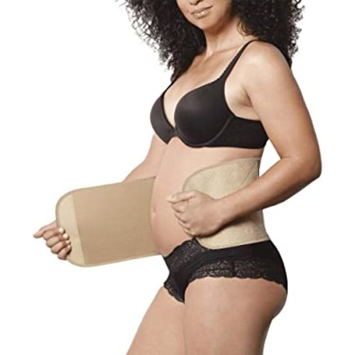 Under Wrapz - Belly Shaper, Postpartum Support Belly Wrap - Small, Taupe