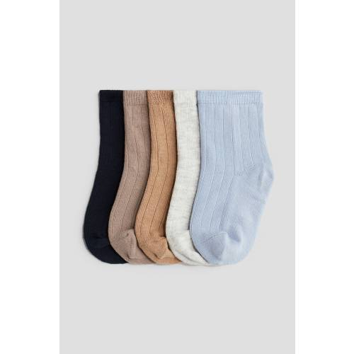 5-PACK KNIT SOCKS