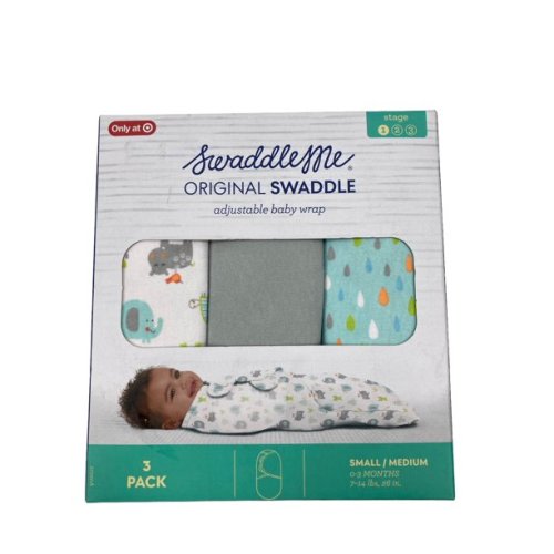 Open Box SwaddleMe Original Swaddle Wrap 3pk, 0-3 Months