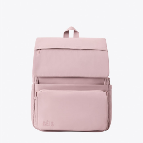 BÉIS 'The Ultimate Diaper Backpack' in Atlas Pink - Best Pink Backpack Diaper Bag
