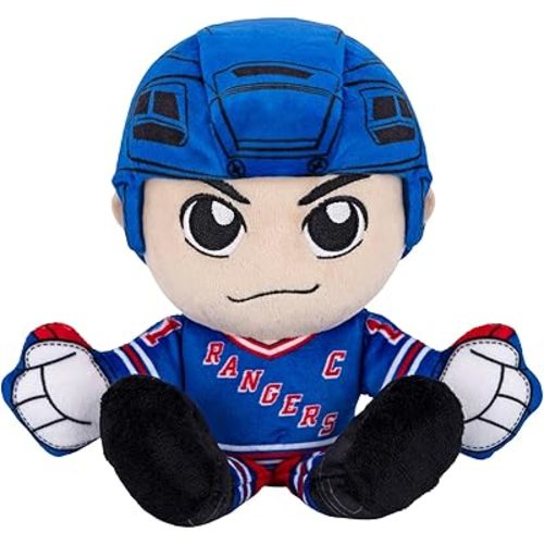 Bleacher Creatures New York Rangers Mark Messier 8" NHL Kuricha Sitting Plush - Soft Chibi Inspired NHL Legend