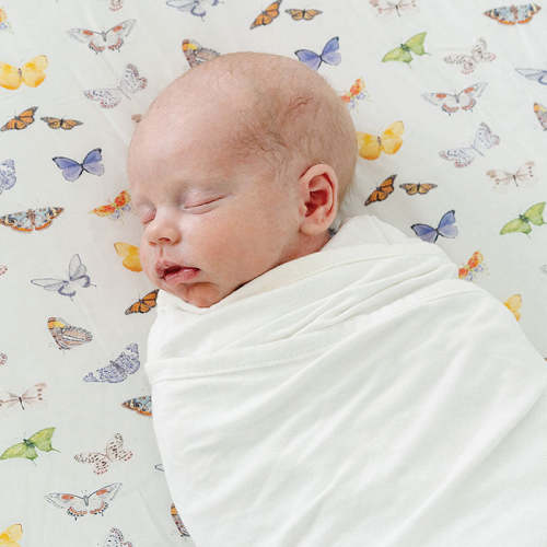 The Butterfly Crib Sheet – Fort Weekend