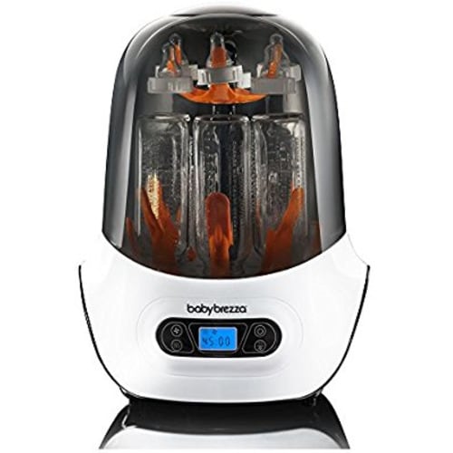 Baby Brezza Baby Bottle Sterilizer and Dryer Machine – Electric Steam Sterilization - Universal Fit - Pacifiers, Glass, Plastic, and Newborn Feeding Bottles
