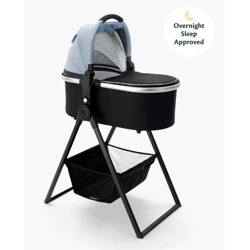 Bassinet + Bassinet Stand | Sky, Black