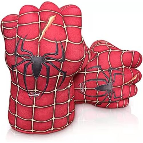 Spider Hero Gloves for Kids, Spider Fists Hand Smash Gloves, Ideal for Cosplay, Halloween, Christmas, Birthday Gift (B)