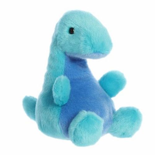 Aurora Mini Glen Loch Ness Monster Palm Pals Adorable Stuffed Animal Blue 5"