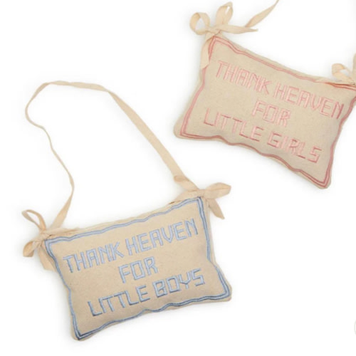 Thank Heaven Pillow Door Hanger