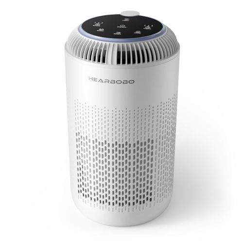 H13 True HEPA Air Purifiers for Home Large Room up to 1350 ft² with Aromatherapy, Hearbobo Air Cleaner for Pets Bedroom – Removes Dust, Smoke, Odors, Pollen, Quiet for Office & Allergy Relief