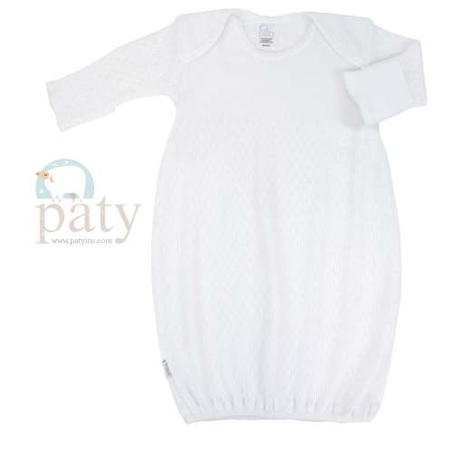 Paty Gown - White Trim No Bow