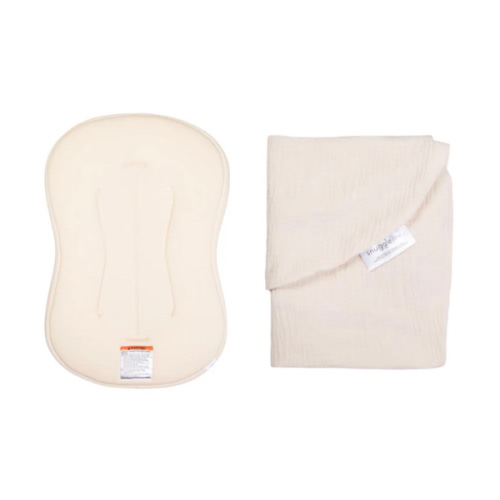 Lounger Curve + Muslin Cover Set | Natural