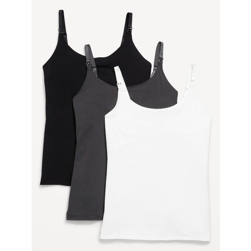 Maternity First Layer Nursing Cami Top 3-Pack