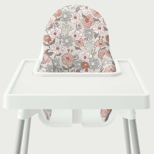 Highchair Cushion Cover - Poppy and Cosmos – Yeah Baby Goods