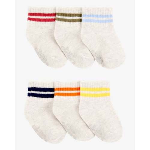 Baby 6-Pack Striped Ankle Socks - Carter's | Carter's