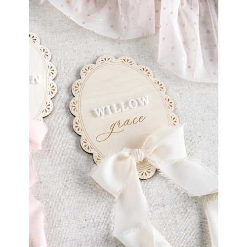 Baby Name Announcement Sign: Newborn arrival Sign for hospital, birth stat plaque, nursery decor